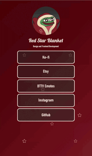 My original Red Star Blanket links page